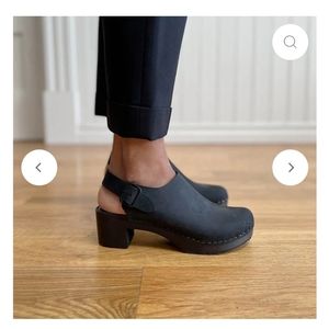 Bryr Daphne Clog in black monochrome size 37